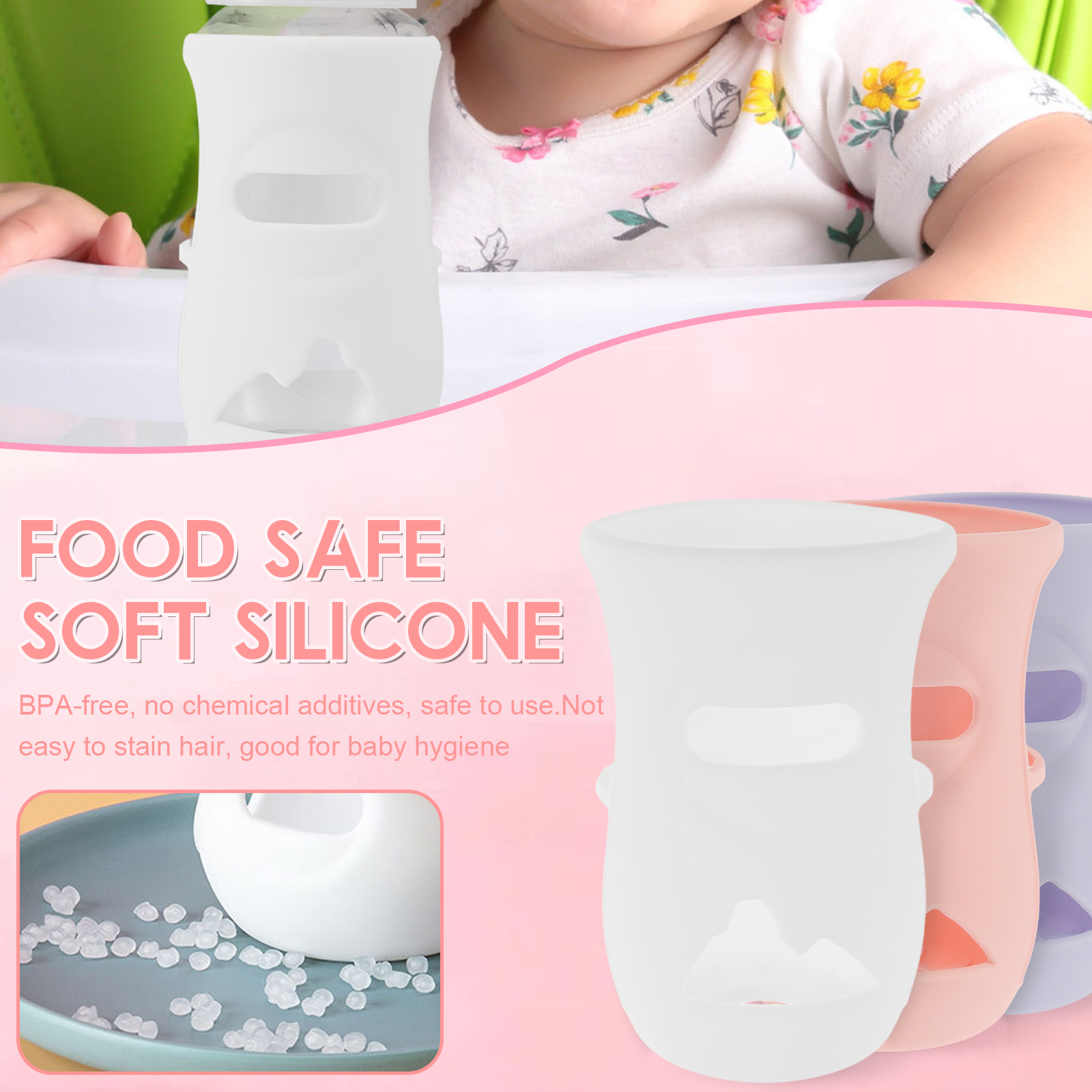Silicone Sleeves Silicone Baby - Baby Food Pouches 评论和价格