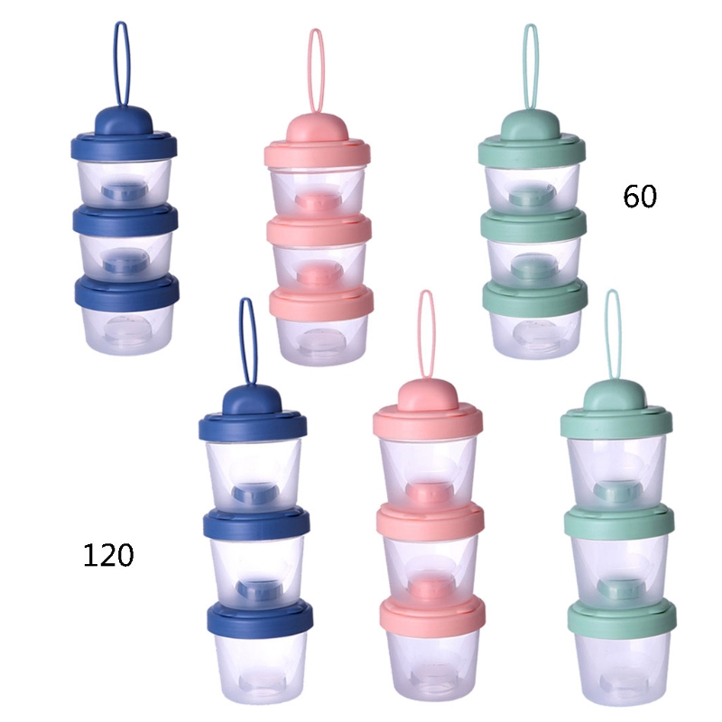 60ml/120ml Milk Powder Storage - Baby Food Pouches 评论和价格