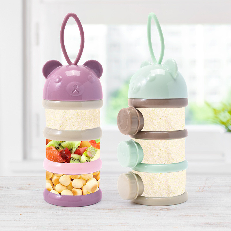 3/4 Layers Bear Baby Milk Powd - Baby Food Pouches 评论和价格