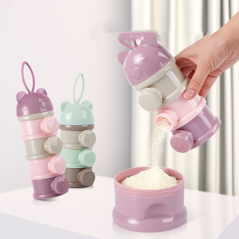 3/4 Layers Bear Baby Milk Powd - Baby Food Pouches 评论和价格