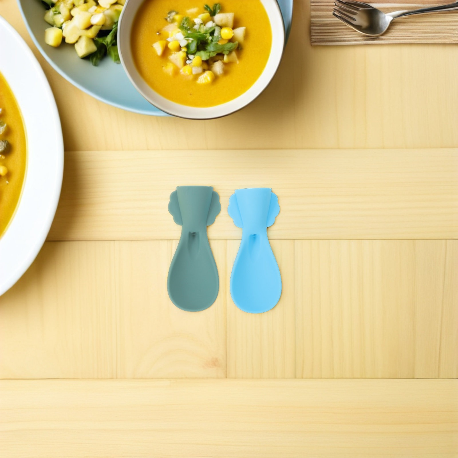 4Pcs Baby Silicone Feeding Spo - Baby Food Pouches 评论和价格