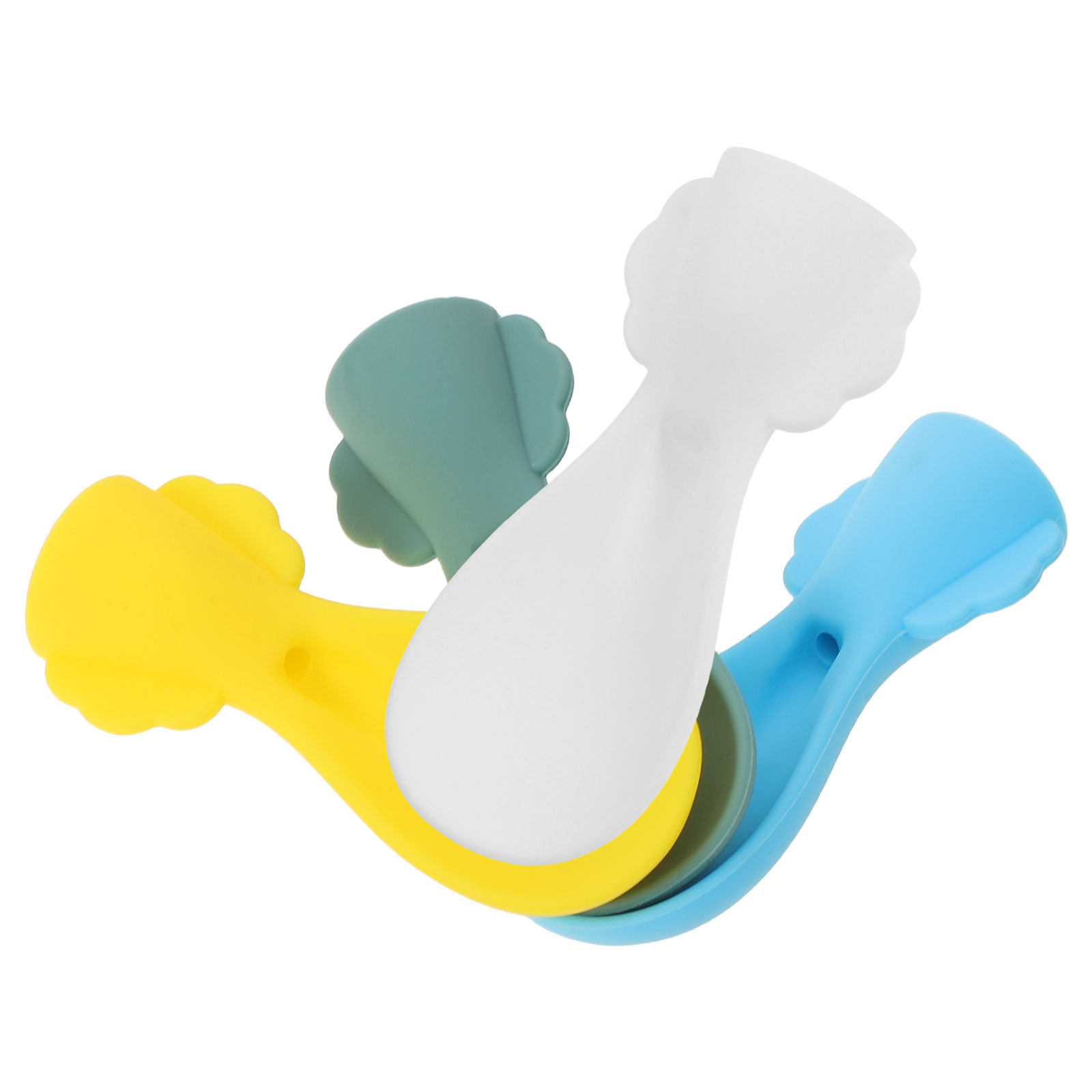 4Pcs Baby Silicone Feeding Spo - Baby Food Pouches 评论和价格